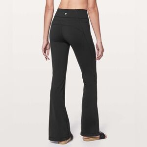 Lululemon black groove flare pant